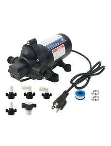 T33 Automatic On-Demand Diaphragm Pump 115Vac, 4.0GPM, 45PSI, Industrial Water P - Picture 1 of 6