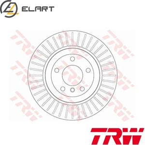 2x BRAKE DISC DF6299 FOR BMW 5/E61/E60 N53B30A N52B30A M57D30 3.0L N52B25 2.5L - Picture 1 of 18