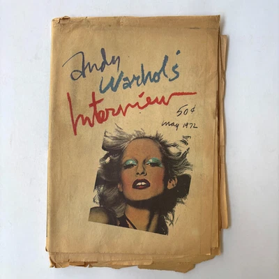 ANDY WARHOL'S INTERVIEW MAGAZINE May 1972 Liza Minnelli, Halston, Ray Davies - Image 1 of 4