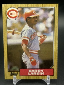 Tarjeta de novato 1987 Topps #648 Barry Larkin HOF radiocontrol - Imagen 1 de 2