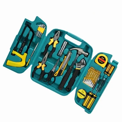 General Household Hand Tool Set Rugged Repairing Tool Kit 27Pcs For Factory - image 1 of 4