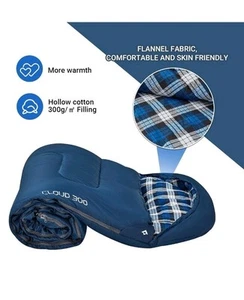 KingCamp Kids Sleeping Bag Children 3-4 Season Winter Flannel Liner Cotton Warm - Picture 1 of 4