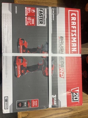 Craftsman V20 RP 20-Volt Max 2 Tool Power Tool Combo Kit CMCK253OC2 New In Box - Image 1 of 3