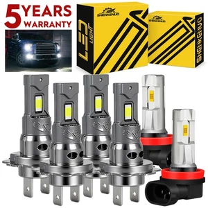 For 2012-2015 2016 2017 Hyundai Veloster 6x LED Headlight Hi/Lo+Foglight Bulb D8 - Picture 1 of 15