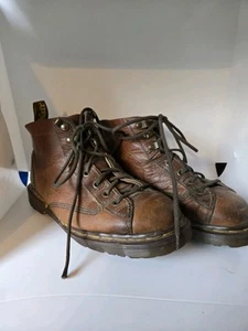 Vintage Dr Martens 8088 braune Lederstiefel Größe 7 - Bild 1 von 10