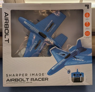 SHARPER IMAGE AIRBOLT RACER RC AIRPLANE RTF NIB - Image 1 of 4