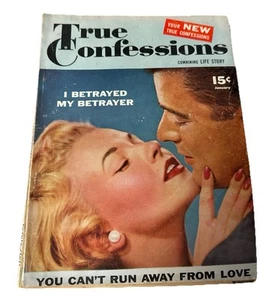 Vintage True Confessions Magazine 1955 - Picture 1 of 6