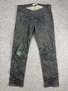 Naked & Famous Jeans Mens 31 Green Core Selvedge Raw Japanese Denim Slim Fit - Picture 1 of 13