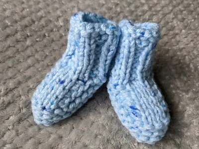 Детские пинетки ручной работы вязание крючком - Изображение 1 из 3