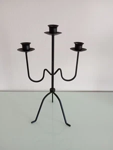 Candelabro in ferro battuto 33 cm - Foto 1 di 3
