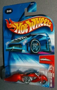 Hot Wheels 2004 #046 First Editions 46 of 100 Crooze W-Oozie Motorcycle C2714 - Picture 1 of 2