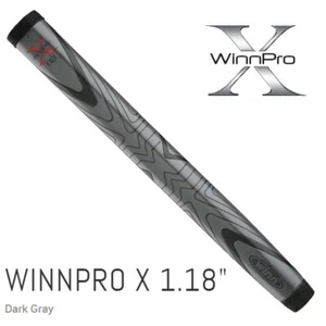 Winn Pro X 1.18" Dark Gray Putter Grip Slightly larger than a Winn Midsize - Picture 1 of 3