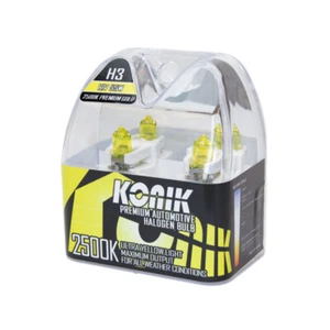 Luz antiniebla halógena amarilla KONIK H3 Premium DORADA 2500K para Subaru GC8 GDA GDB WRX - Imagen 1 de 11