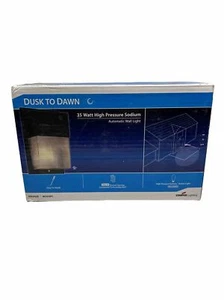 Cooper Lighting All-Pro Dusk to Dawn  LED  Wall Pack Light Fixture Hardwired New - Picture 1 of 5
