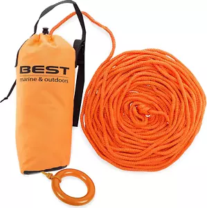 Emergency Throw Rope Rescue Bag - Throwable Safety Device for Kayaking & Boating - Picture 1 of 7