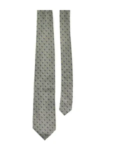 Paul Smith Diagonal Stripe Purple Polka Dot  Woven Silk Tie 8.5 cm Width - Bild 1 von 5