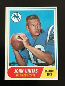 1968 Topps Johnny Unitas #100 Baltimore Colts HOF NMMT