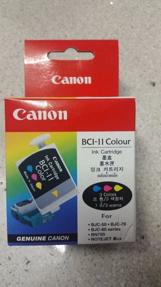 Genuine Canon Colour Ink Cartridge BCI 11, BJC-50 Series, BJC-70, BJC-80 Series  - image 1 of 1