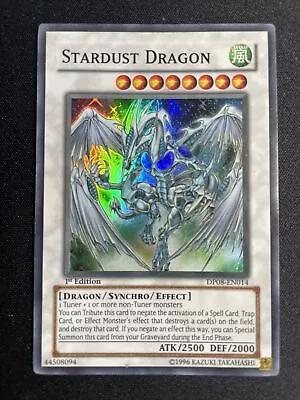 Yu-Gi-Oh! TCG Stardust Dragon 2010 Collectors Tin EN014 Limited Super Rare - Image 1 of 4