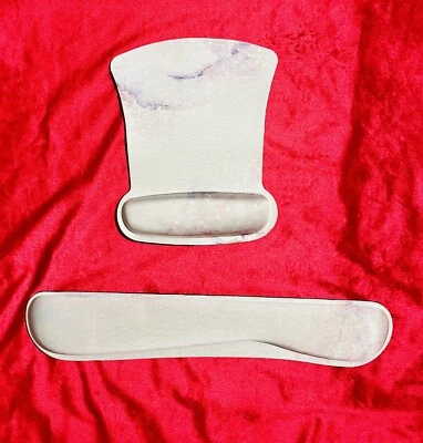 Keyboard Wrist Mouse Rest Relieve Pain Foam Ergonomic Support Lavender Tie Dye - Image 1 of 2