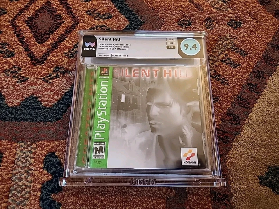 Silent Hill Sony PlayStation 1 PS1 WATA Graded MINT 9.6 Disc! NEVER PLAYED! PSA - Image 1 of 4