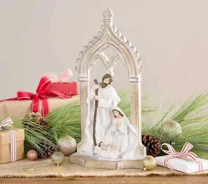 Holy Family with Cathedral Backdrop by Valerie Parr Hill Brand NEW NIB - Picture 1 of 1
