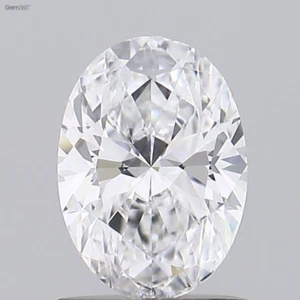 1.07ct Oval Cut Lab-grown Diamond IGI Certified E Colour VS2 Clarity - Picture 1 of 5