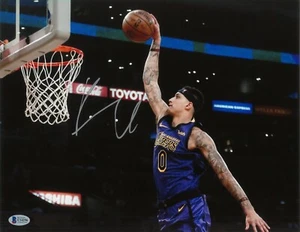 Kyle Kuzma handsigniertes 11x14 Foto BAS COA Autogramm Los Angeles Lakers - Bild 1 von 2
