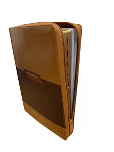 Biblia letra super gigante 19 puntos Reina-Valera 1960 piel cafe/café con índice - Foto 1 di 12
