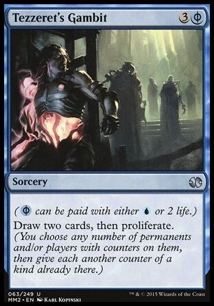 MTG Magic the Gathering Tezzeret's Gambit (63/265) Modern Masters 2015 LP - Image 1 of 1