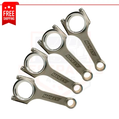 Juego de varillas de conexión Manley 14022-4 Sport Compact H-Beam Foto 1 de 2