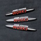 3X Big Works Black White Red Glossy Metal Emblem Sticker Badge Decal Turbo Coupe
