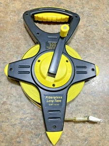 CST BERGER FIBERGLASS LONG TAPE MEASURE 100’ #74-Y1008 - 100 FEET REEL - Picture 1 of 5