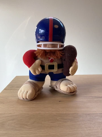 Vintage 1983 NFL Huddles Plush Stuffed Mascot 7" New York GIANTS Doll Souvenir Cover