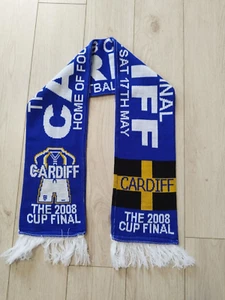 Cardiff City Fan Fußball Schal Pokalfinale 2008 - Bild 1 von 8