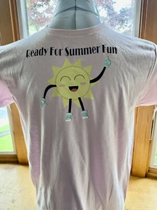 Kids Clothes Unisex  Large T-Shirt Fun Happy Summer - Picture 1 of 1