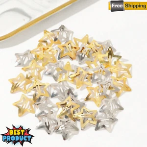 40pcs Gold & Silver Hairclips For Girls Five Pointed Star Hair Clips Hair Access - Picture 1 of 4