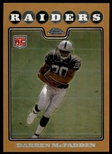 2008 Topps Chrome Gold Refractor Darren McFadden Rookie Raiders #346