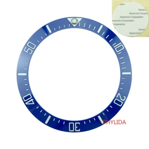 Bisel de cerámica azul/negro de 40 mm New Arrive inserción apto para morador estilo mar Lume Pip - Imagen 1 de 3