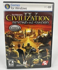 Sid Meier's Civilization IV: Beyond the Sword (PC CD 2007) With Manual, 2 Discs - Picture 1 of 3