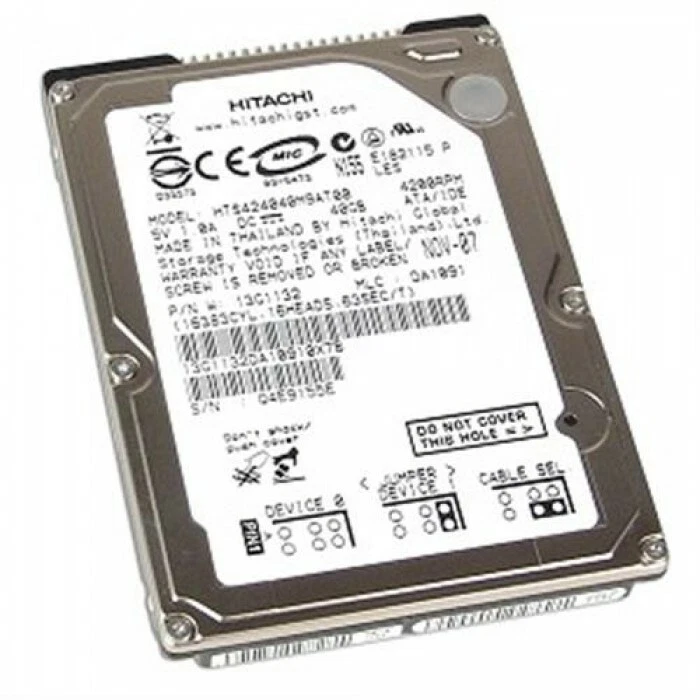 Hitachi HTS424040M9AT00 40GB Internal 4200 RPM 2.5" IDE PATA - Image 1 of 1