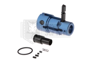 ACTION ARMY HOP UP CHAMBER AMOEBA STRIKER ALUMINUM CNC MADE CUSTOM BLUE AIRSOFT - Bild 1 von 1