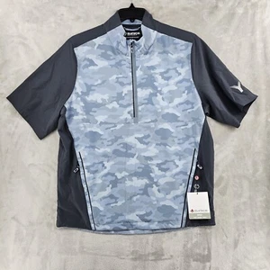 Sunice Golf Men’s George Short-Sleeve Wind Jacket 1/4 Zip Size Medium Camo - Picture 1 of 9