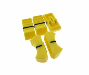 Tapa de perno para eje de 4 mm potenciómetro de olla deslizante 23x11 mm - amarillo - paquete de 5 - Imagen 1 de 1