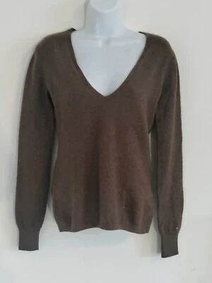 Suéter Tommy Hilfiger Marrón Cachemira M Excelente Estado Elegante Foto 1 de 4