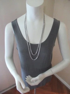 NWT Vince Camuto Pretty Silver Tone Two Tier Necklace VC 2336- $88 - Picture 1 of 12
