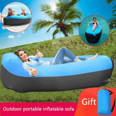 Luftsofa aufblasbar Luftkissen Air Lounger ares Sofa Outdoor Strand Liege Couch - Bild 1 von 4