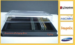 Funda con bandeja de memoria para módulos DIMM Samsung Kingston Hynix Micron - 5 se adapta a 250 nuevo - Imagen 1 de 4