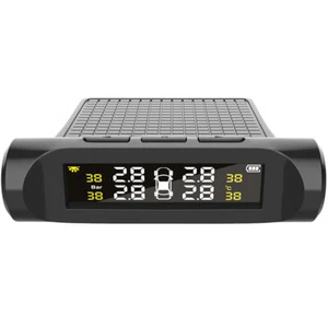 4 External Sensor Car TPMS Tire Pressure Temp Monitor System LCD Digital Display - Picture 1 of 15