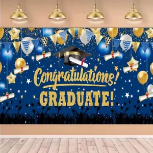 Congrats Grad Photography Backdrop70.8 x 43.3 InchBackground Congratulations ... - Picture 1 of 3
